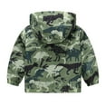 thumbnail image 3 of Hotiary Toddler Boy’s Cartoon Pattern Zip Jacket Lightweight Hooded Windbreakers Outdoor Casual Coat for 1-8 Years Kids, 3 of 10