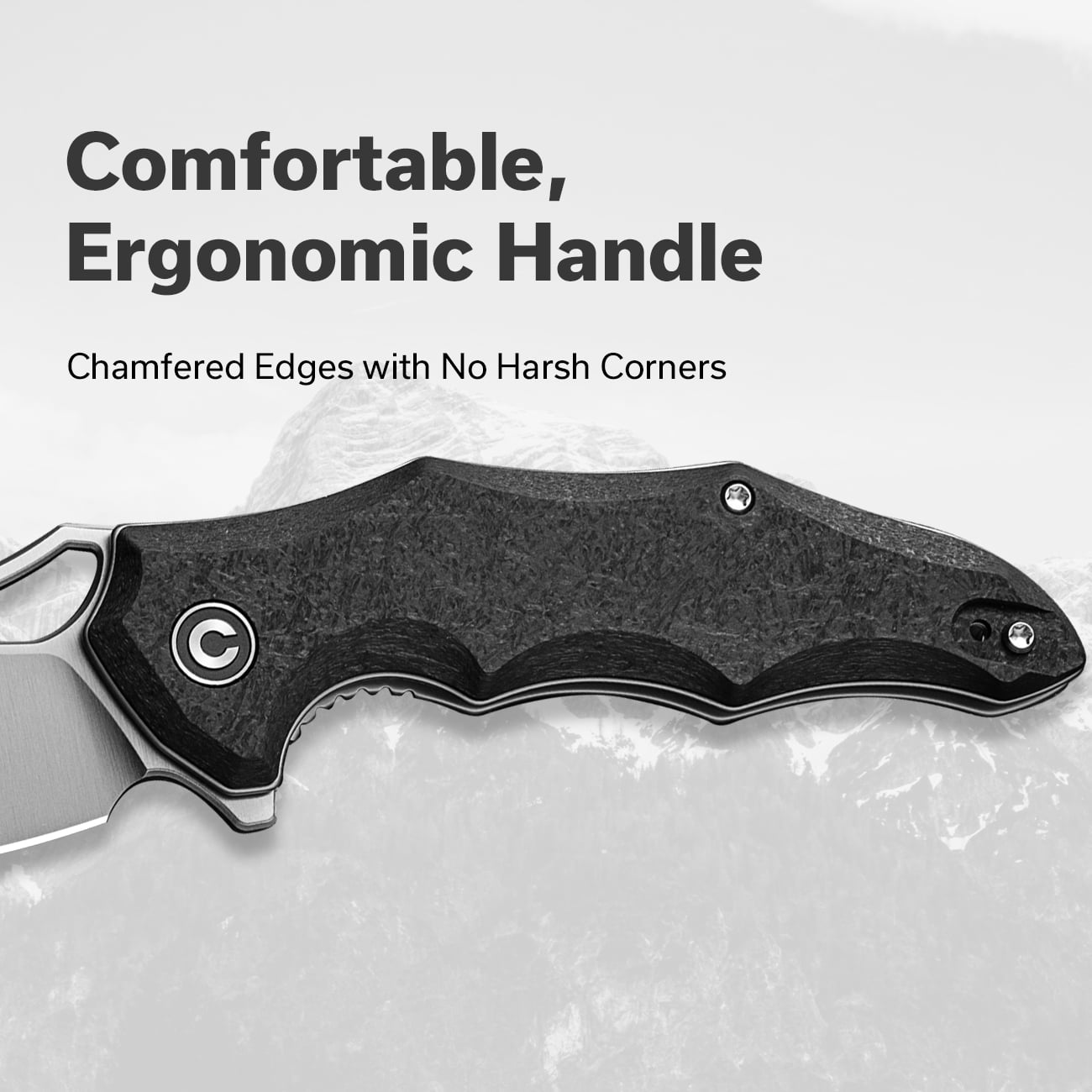 CIVIVI Knives Chiro Liner Lock Black G10 Satin 14C28N Stainless Steel Pocket Knife C23046-3