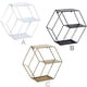 thumbnail image 3 of Estante de pared de rejilla hexagonal de hierro Combinación de arte Colgantes Decoración de pared para sala de estar Dormitorio Sweethay HA5248-02B, 3 of 6