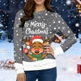thumbnail image 6 of Men's Christmas Sweaters - Funny Christmas Sweaters for Men - Fun Holiday Pullovers,Grey,XL, 6 of 7