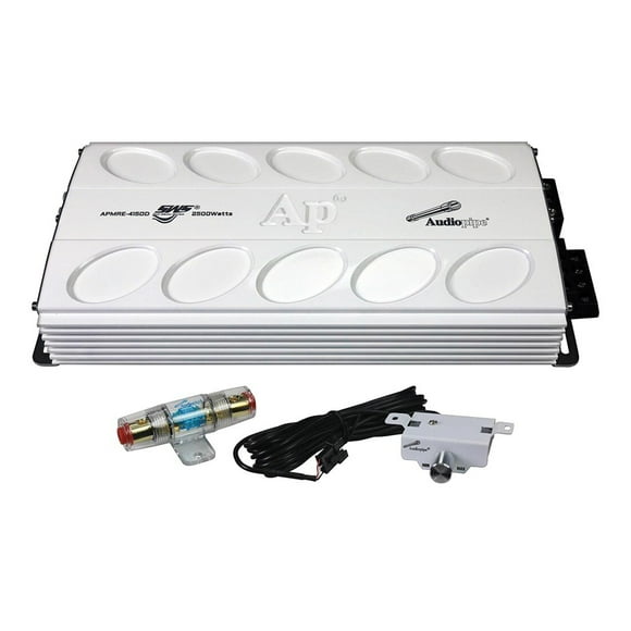 AudioPipe APMRE-4150D Mini Design 4 Channel MOSFET Marine Amplifier, White