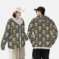 thumbnail image 4 of Balery Sugar Skulls Sudadera ligera de manga larga con capucha y protección solar UPF 50+ para hombre y mujer, ideal para pesca y running-3X-Large, 4 of 7