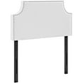 thumbnail image 2 of Modway Laura Twin Upholstered Vinyl Headboard in White, 2 of 4