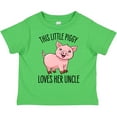 thumbnail image 3 of Inktastic This Little Piggy Loves Her Uncle- Cute Girls Toddler T-Shirt, 3 of 5