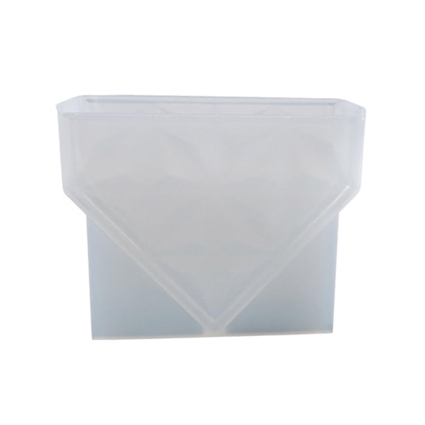Triangle Soporte de silicona para tarjetas de visita, molde organizador de almacenamiento de tarjetas, decoración de oficina