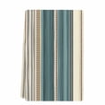 thumbnail image 2 of Teal Boho Stripes Kitchen Towels Set of 1, Modern Bohemia Brown Beige Texture Absorbent Dish Towels for Kitchen, Microfiber Hand Towel, Quick Drying Tea Towel for Cleaning Decorative Dishcloths, 2 of 7
