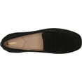 thumbnail image 5 of Sam Edelman Tucker Black Slip On Squared Toe Flat Leather Fashion Loafers (Black, 13), 5 of 6