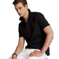thumbnail image 3 of Ralph by Ralph Lauren Men's Classic Fit Iconic Mesh Polo, Black, 3 of 6
