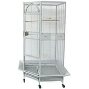 Seny Corner Bird Cage for Cockatiel Parakeet Budgies Parrot White