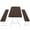 Brown, variant on karymi Picni-c Table And Fitted Tablecloth Cover, 3-Piece Set, Backing Elastic Wipeable Oxford Cloth Tablecloth For Home Indoor Up to 45% off