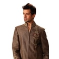 thumbnail image 1 of Saris and Things Tissu en Lin Sherwani Intérieur pour Hommes. Ce Produit Est Fait sur Commande., 1 of 4