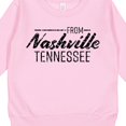 thumbnail image 3 of Inktastic From Nashville, Tennessee State Capital Distressed Text Toddler Sweatshirt, 3 of 4