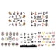 thumbnail image 1 of Etiqueta engomada del clavo del arte del clavo 5PCS GeweYeeli MJ12536-05, 1 of 7