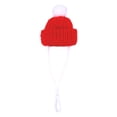 thumbnail image 1 of Conjunto de gorro y bufanda navideños para hámster, accesorios festivos, gorro de lana tejido para mascotas pequeñas, suave y cómodo, suministros para mascotas., 1 of 4