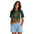 thumbnail image 6 of 2026 New Mexico Soccer Jersey Women for Fans, Mexican Jersey Soccer Crop Top, Jersey De Mexico V-Neck Short Sleeve Football Apparel Outdoor Training Daily T Shirt for Adult, 6 of 6