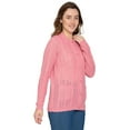 thumbnail image 7 of Turtle Bay New York Women's Button Front Pointelle Cardigan Sweater, 7 of 7