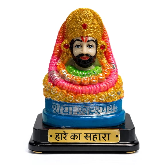 Khatu Shyam Ji Idol Statue for Home Temple – Decorative Hindu God Murti for Puja, Mandir, Prayer Altar & Spiritual Home Décor