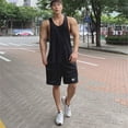 thumbnail image 2 of xiaxaixu Shorts de Course pour Hommes Pantalon Taille Haute Lacets Exercice Sports Mode Urbaine, 2 of 5