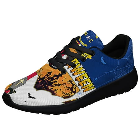 

North Carolina Stte Halloween Halloween In North Carolina Shoes Sneakers Black Size 4.5