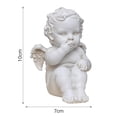 thumbnail image 4 of 2 Uds Estatua de ángel Escultura de Estatuil de Jardín Decoración de Estante Libre para Colco estatuas de ángeles, 4 of 7