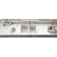 thumbnail image 6 of Ruvati RVG1344WH 33 x 22 inch Granite Composite Kitchen Sink - Arctic White, 6 of 7