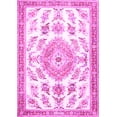 thumbnail image 1 of Ahgly Company Indoor Rectangle Medallion Pink Traditional Area Rugs, 4' x 6', 1 of 4