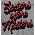 thumbnail image 2 of Sisters Before Misters Friends Family Women Plus Size Graphic Pullover Hoodie Brisco Brands 5X, 2 of 2