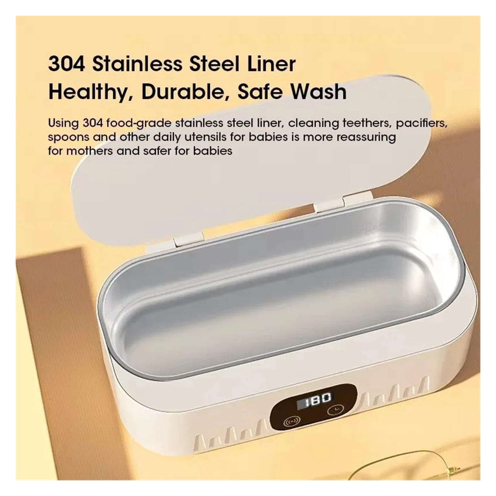 Ultrasonic Cleaner Ultrasonic Glasses Cleaner High Frequency Large Capacity Ultrasonic Cleaning