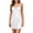 White, variant on Women's Sleepwear Zaewscy Lady's At-home Sleeveless Satin Lace-embroidered Short Nightgown Black Free Size