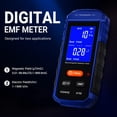thumbnail image 2 of Detector portátil recargable EMF Meter KENMIC LCD azul, 2 of 7