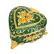 thumbnail image 1 of Joyero con forma de corazón, organizador de collares, elegante joyero portátil. Oro rosa verde, 1 of 9