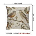 thumbnail image 4 of Throw Pillow Covers Pillow Case Vintage Bird Decorative Pillowcase for Sofa Couch Bedroom Living Room Car, 4 of 7
