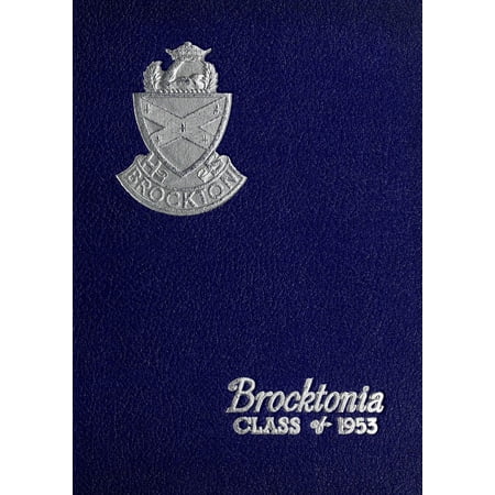 (Custom Reprint) Yearbook: 1953 Brockton High School - Brocktonia Yearbook (Brockton, MA)