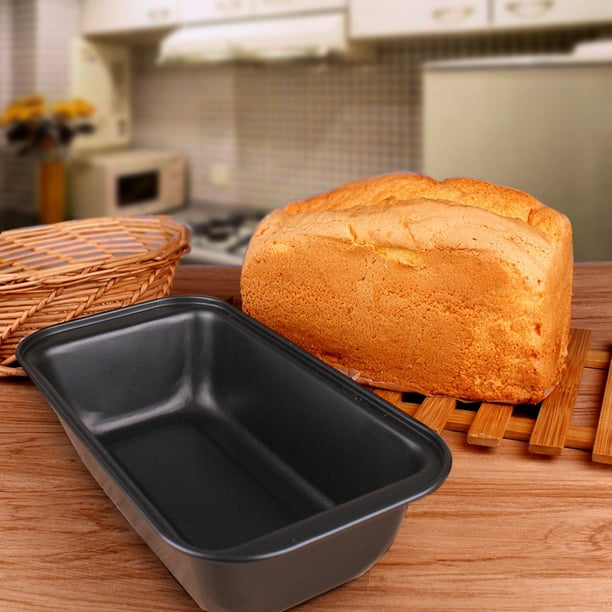 2 pièces Moule à pain Moule à pain Moule à gâteau en acier au carbone noir  Moule à pain antiadhésif Ustensiles de cuisson pour la préparation de  repas, noir 