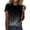 Multicolor, variant on XIYON Tshirts For Women Fashion Casual Gradient Sequin Print Crew Neck Loose T Shirt Top Going Out Tops For Women