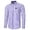 Purple, variant on Men's Plaid Button Down Shirts Long Sleeve Dress Shirts Regular Fit Black Shirts with Pocket L