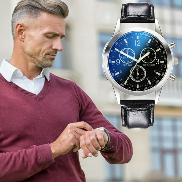 Mens retro classic quartz cheap watch