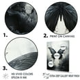 thumbnail image 3 of Designart "Butterfly Black And White Transformation" Animals Butterfly Floater Framed Wall Art Living Room, 3 of 5