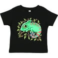 thumbnail image 3 of Inktastic Tiny, Cute Chameleon Boys or Girls Toddler T-Shirt, 3 of 5