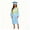 01 Sky Blue, variant on Women's Graduation Cap and Gown Set with Tassel & Stole for 2026 High School & College Bachelor