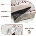 thumbnail image 4 of American Country Large Area Rugs 6x9 ft Star Berry Farmhouse Retro Beige Wood Grain Washable Rug Non Slip Indoor Carpet Absorbent Floor Mat for Living Room Bedroom Dining Room, 4 of 9