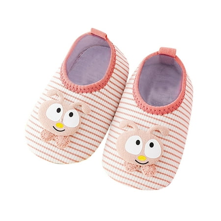 

nsendm Infant Boys Girls Animal Prints Cartoon Socks Toddler The Floor Socks Barefoot Socks Non Girl Shoes Size 12 Shoes Pink 6 Months
