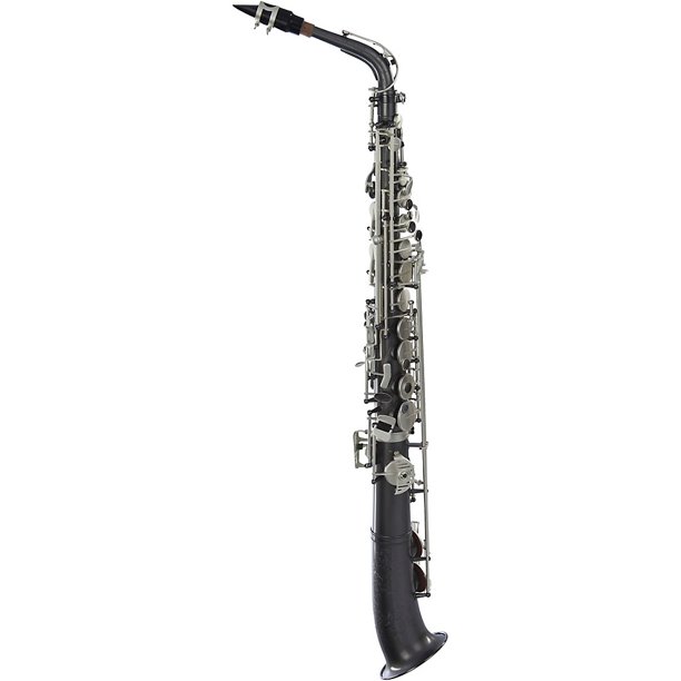 Sax Dakota SD AS1020 Professional Straight Alto Saxophone Gray Onyx
