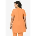 thumbnail image 2 of Roaman's Women's Plus Size Two Pocket Soft Knit Tunic, 2 of 4