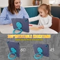 thumbnail image 3 of Dteck for Samsung Galaxy Tab A9 Plus Case 11 Inch, 360 Rotating Stand Cute Kids-Friendly Case for Galaxy Tab A9+ Tablet 2023 (SM-210/X216/X218),Navy Blue, 3 of 4