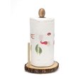 thumbnail image 5 of Lipper International 1039 Acacia Standing Towel Holder with Slab Bark Base & Post, 5 of 5