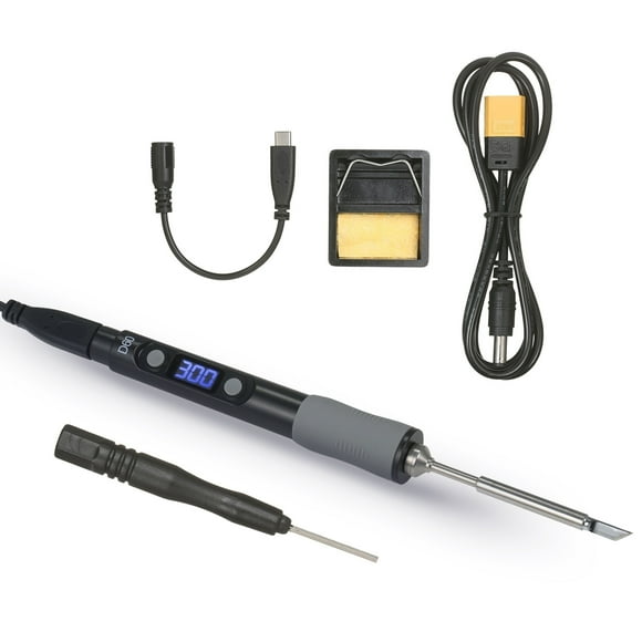 SEQURE Mini Electric Soldering Iron Intelligent Soldering Iron Kit with LED Digital Display