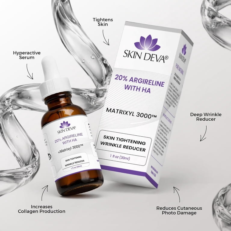 Skin Deva Argireline Serum with Matrixyl 3000 and Hyaluronic Acid