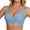 Blue, variant on Wireless Push Up Bras For Women Leopard Print Bras For Everyday Comfort Breathable Silk Soft Design Support Women'S No Underwire Bras