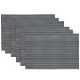 thumbnail image 1 of Juego De Manteles Individuales Dii Ocean Micro Stripe, 13 X 19 Pulgadas, 6 Piezas, 1 of 1